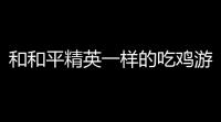 和和平精英一样的吃鸡游戏(手机和平精英游戏练枪app)